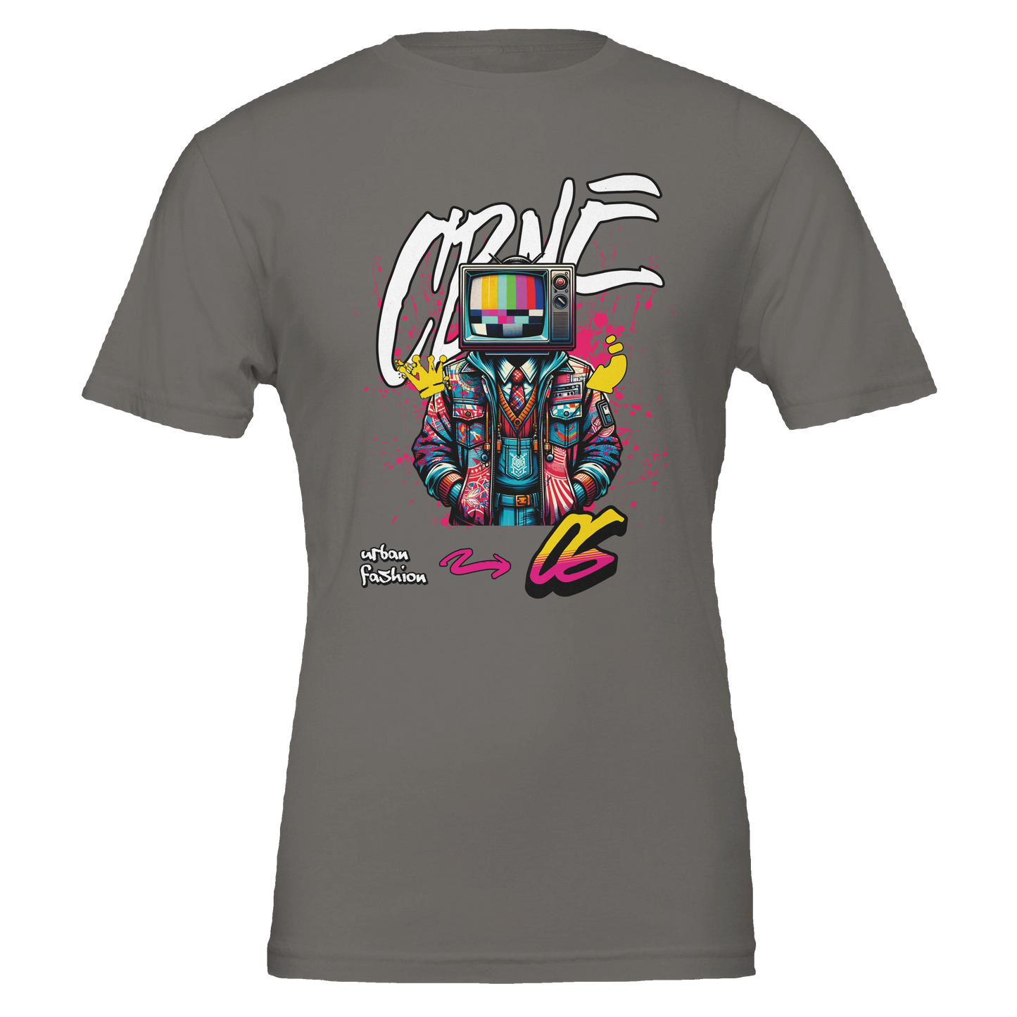 Cyber Glitch Premium Unisex T-Shirt