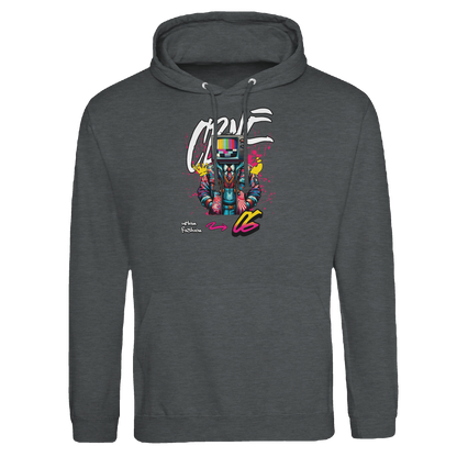 Cyber Glitch Premium Unisex Hoodie
