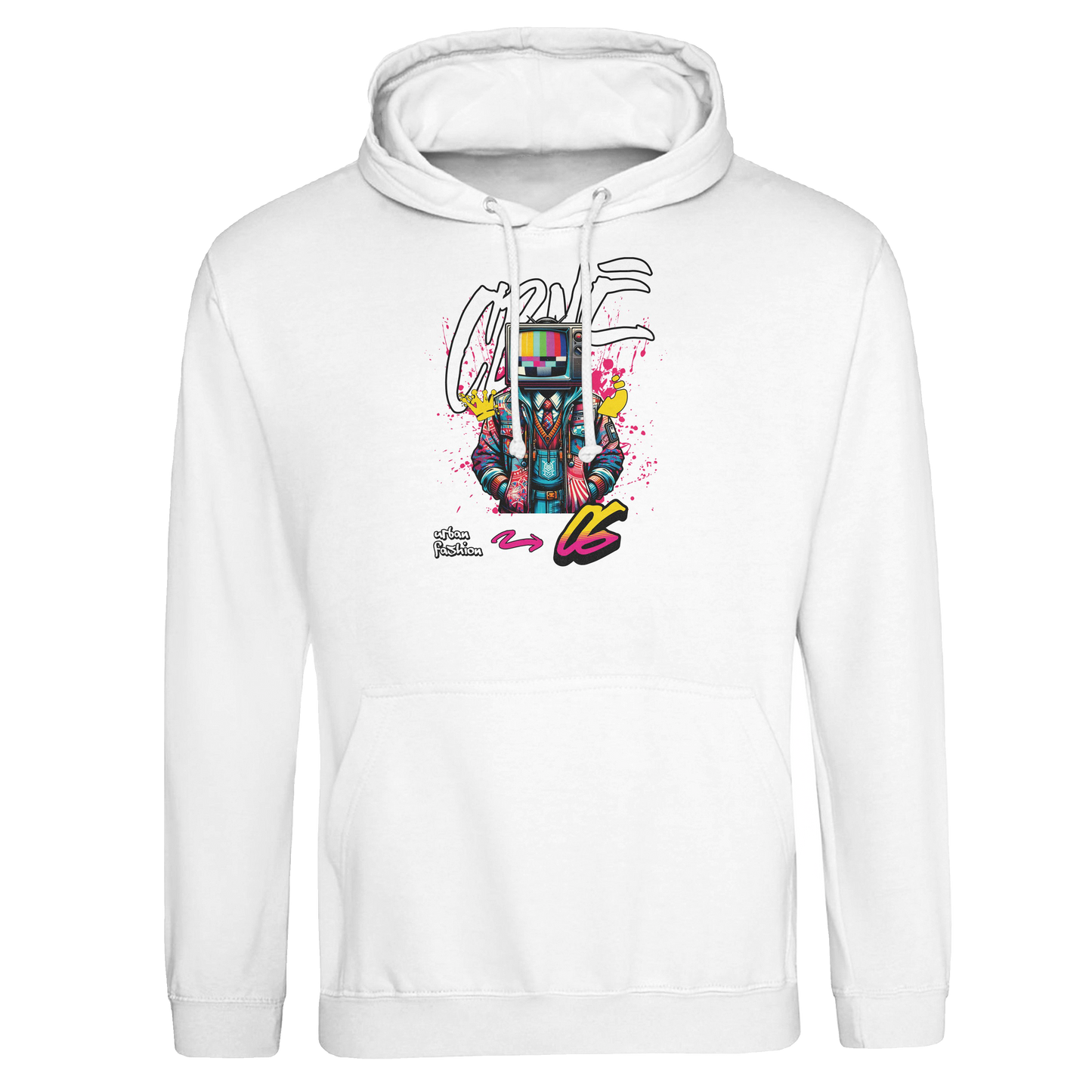 Cyber Glitch Premium Unisex Hoodie