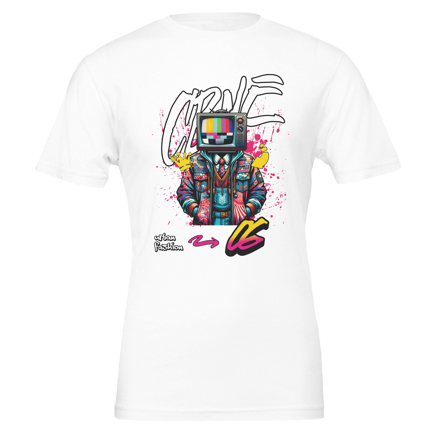 Cyber Glitch Premium Unisex T-Shirt